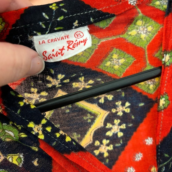 Vintage 60s/70s patterned button down - Picture 5 of 9